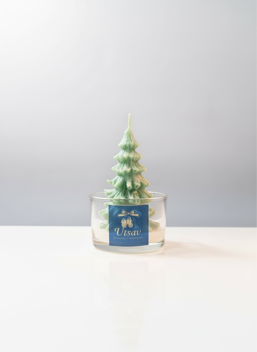 Handmade Soy Wax Christmas Jar Candle