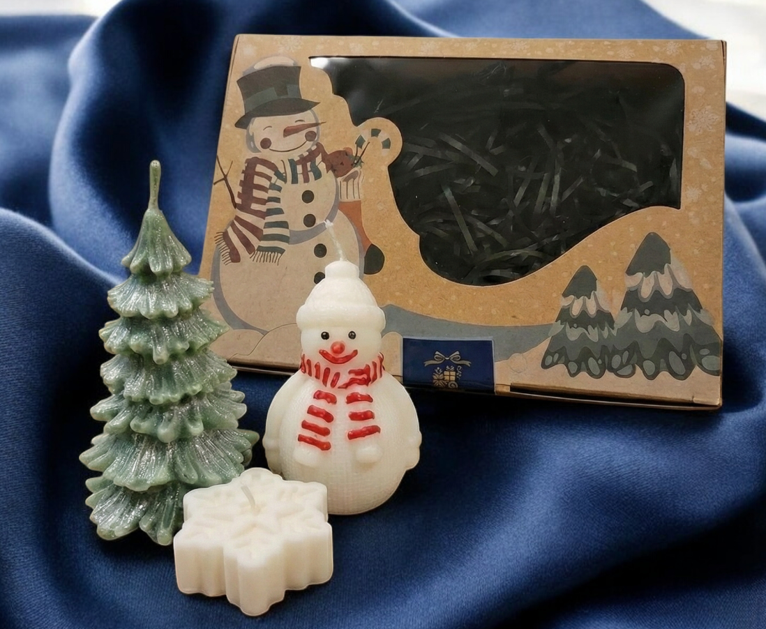 Winter Wonderland Candle Gift Set | Handcrafted Festive Décor Candles